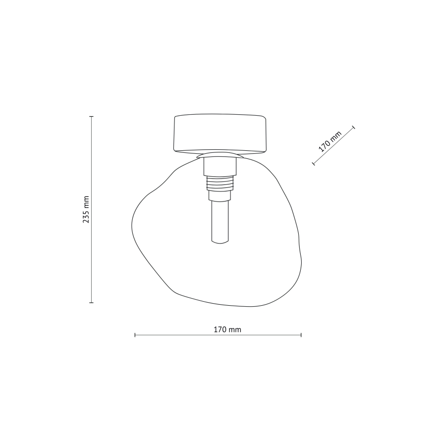 Brilagi - Laelamp VULCANO 1xG9/8W/230V must/suitsune must