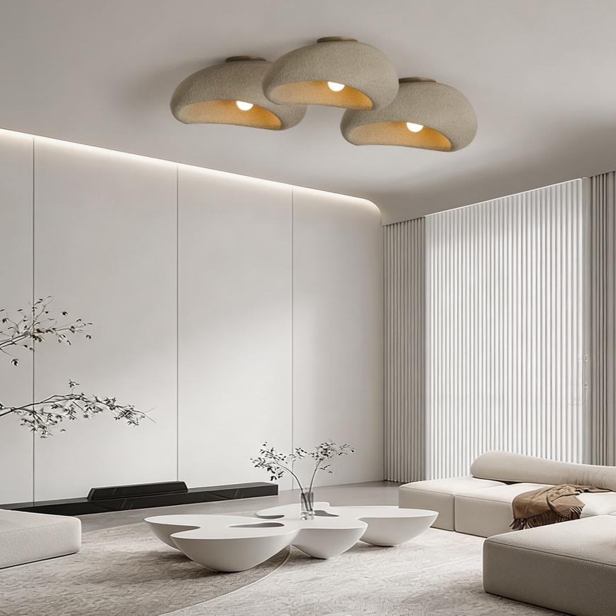 BRILAGI - Laelamp WABI SABI 1xE27/60W/230V läbimõõt 50 cm beež