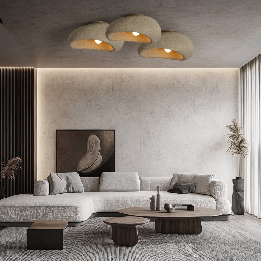 BRILAGI - Laelamp WABI SABI 1xE27/60W/230V läbimõõt 50 cm beež