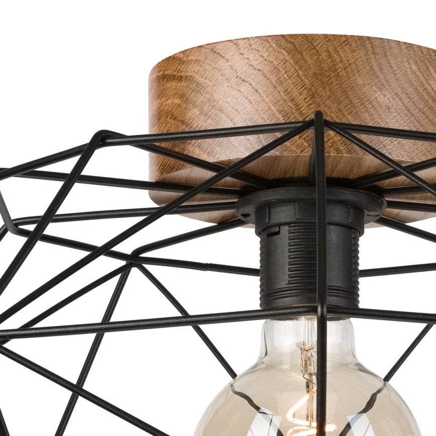 Brilagi - laevalgusti WOODY BASKET 1xE27/60W/230V, läbimõõt 40 cm, tamm