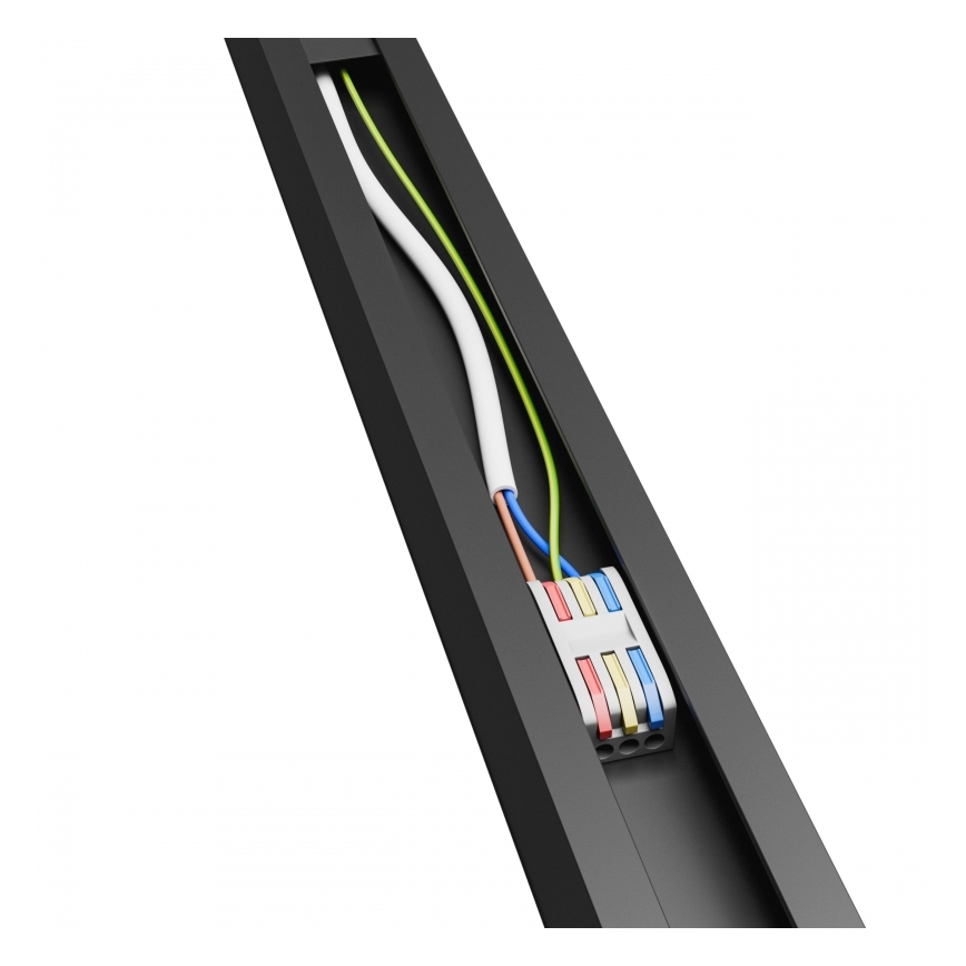 Brilagi - FULLDAY lakke kinnitatav LED-valgusti LED/30/40/50W/230V 2700/4000/6000K 150 cm UGR19 must