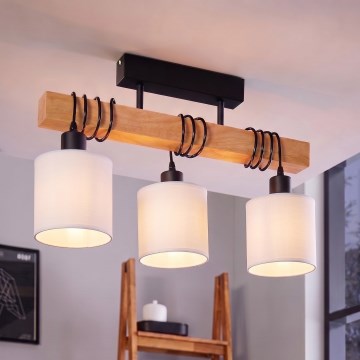 BRILAGI - Laele kinnitatav lühter NUBILA 3xE27/60W/230V mänd/valge