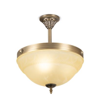 BRILAGI - Laelühter varrega DAHLIA 3xE27/40W/230V, läbimõõt 37 cm, messing