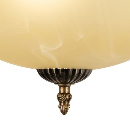 BRILAGI - Laelühter varrega DAHLIA 3xE27/40W/230V, läbimõõt 37 cm, messing