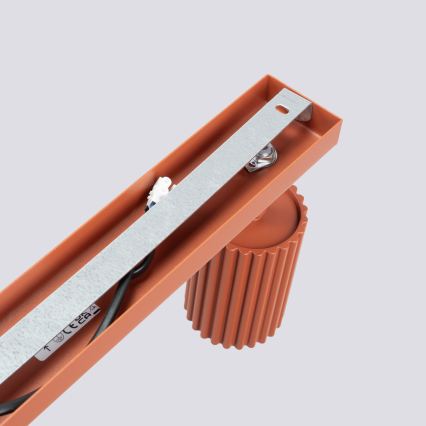 Brilagi - laesuunavalgusti CRESTO 3xGU10/10W/230V punane