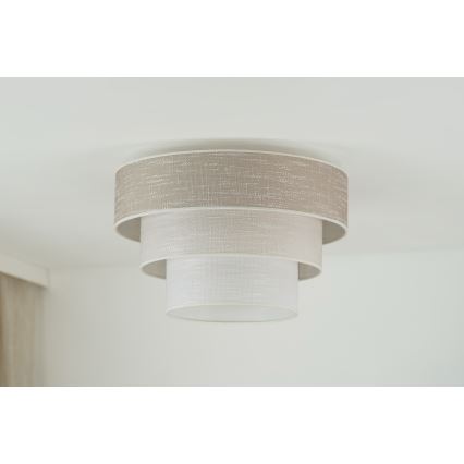 Brilagi - Laevalgusti ALASKA LUNETA 1xE27/15W/230V d. 45 cm hall/kreemikas