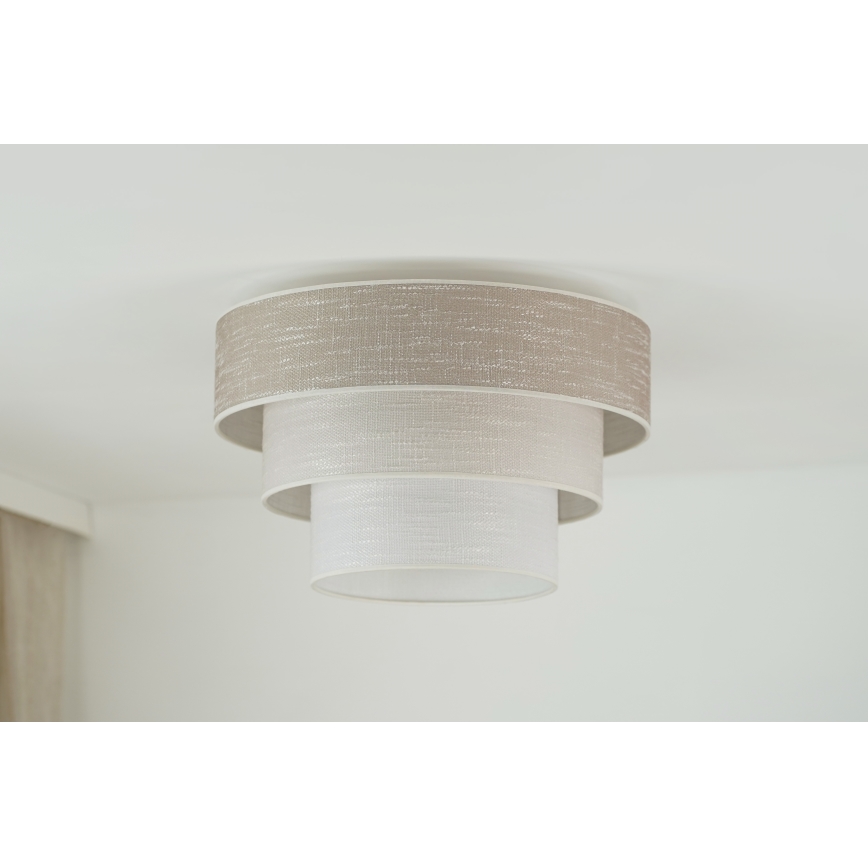 Brilagi - Laevalgusti ALASKA LUNETA 1xE27/15W/230V d. 45 cm hall/kreemikas