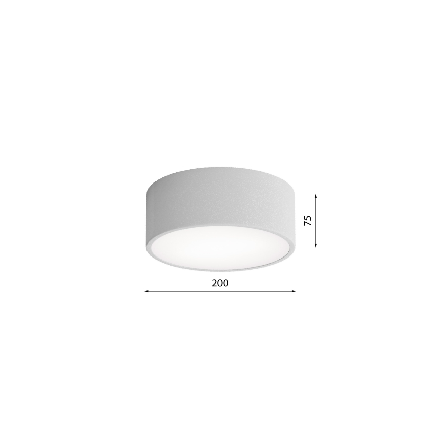 Brilagi - Laevalgusti anduriga CLARE 1xE27/40W/230V d. 20 cm hall