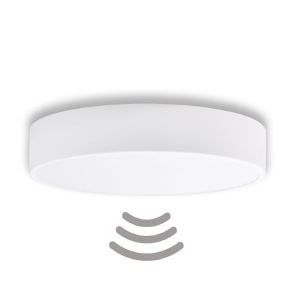 Brilagi - Laevalgusti anduriga CLARE 3xE27/40W/230V d. 40 cm valge