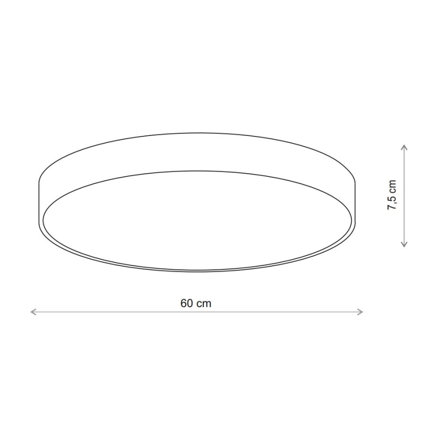 Brilagi - Laevalgusti anduriga CLARE 5xE27/24W/230V d. 60 cm beež