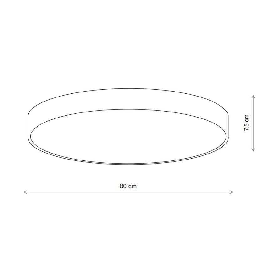 Brilagi - Laevalgusti anduriga CLARE 6xE27/24W/230V d. 80 cm beež