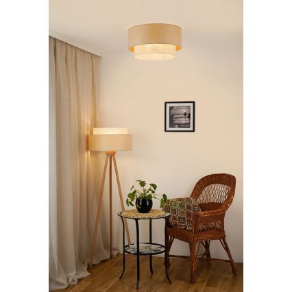 Brilagi - Laevalgusti ARIZONA BOHO 1xE27/15W/230V d. 45 cm beež