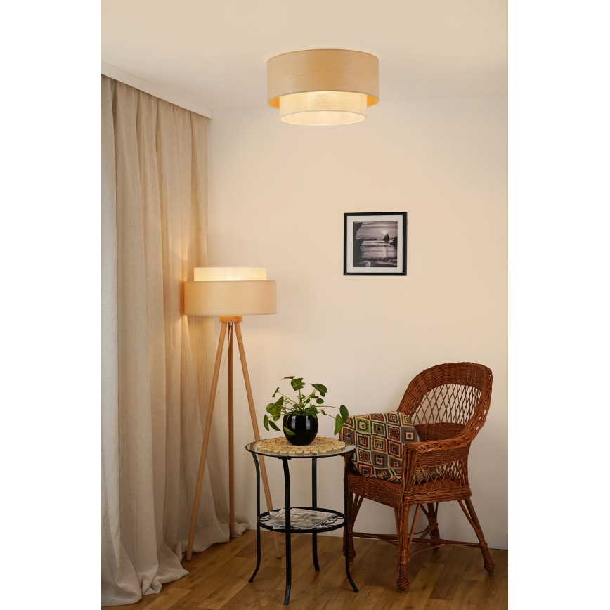 Brilagi - Laevalgusti ARIZONA BOHO 1xE27/15W/230V d. 45 cm beež