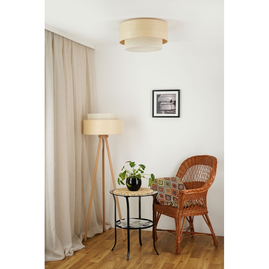 Brilagi - Laevalgusti ARIZONA BOHO 1xE27/15W/230V d. 45 cm beež