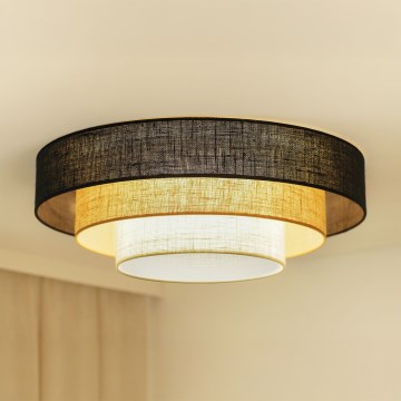 Brilagi - Laevalgusti ASPEN LUNETA LED/12W/230V d. 60 cm 3000K/4000K/6400K must/beež/kreemikas