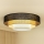 Brilagi - Laevalgusti ASPEN LUNETA LED/12W/230V d. 60 cm 3000K/4000K/6400K must/beež/kreemikas