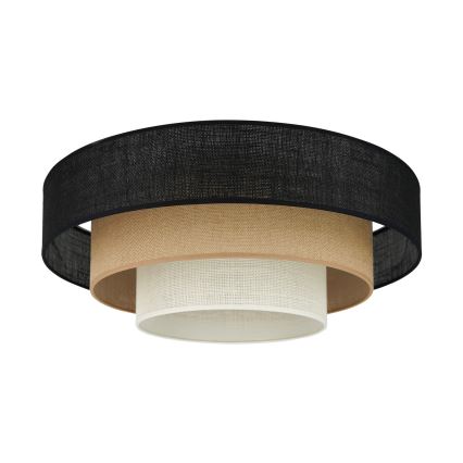 Brilagi - Laevalgusti ASPEN LUNETA LED/12W/230V d. 60 cm 3000K/4000K/6400K must/beež/kreemikas