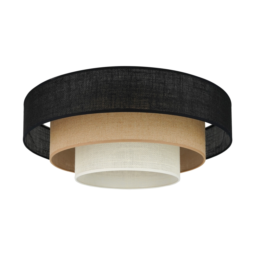 Brilagi - Laevalgusti ASPEN LUNETA LED/12W/230V d. 60 cm 3000K/4000K/6400K must/beež/kreemikas