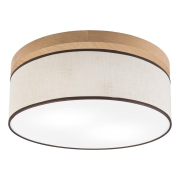 Brilagi - Laevalgusti BELLADONNA 2xE27/15W/230V d. 40 cm kreemikas/tamm