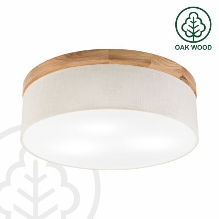 Brilagi - Laevalgusti BELLADONNA 3xE27/15W/230V d. 50 cm kreemikas/tamm