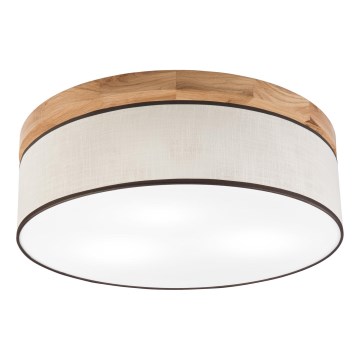 Brilagi - Laevalgusti BELLADONNA 3xE27/15W/230V d. 50 cm kreemikas/tamm