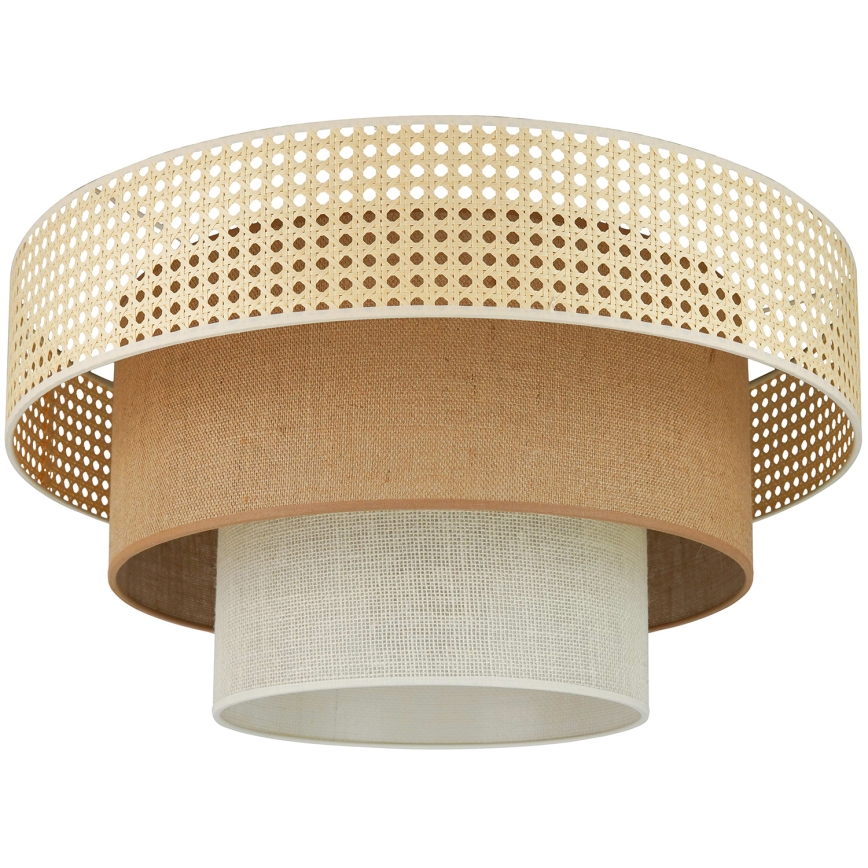 Brilagi - Laevalgusti CEDAR LUNETA 1xE27/15W/230V d. 45 cm beež/pruun/kreemikas