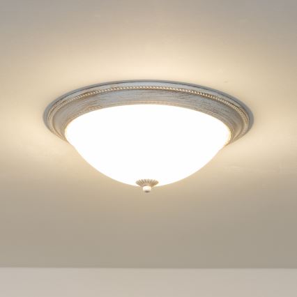 Brilagi - Laevalgusti CLASSIC 3xE27/60W/230V kreemikas/paatina