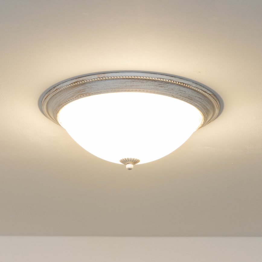 Brilagi - Laevalgusti CLASSIC 3xE27/60W/230V kreemikas/paatina