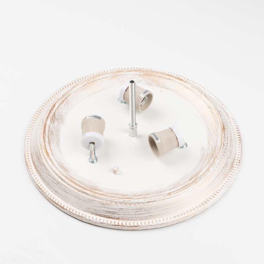 Brilagi - Laevalgusti CLASSIC 3xE27/60W/230V kreemikas/paatina