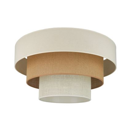Brilagi-Laevalgusti DENVER LUNETA 1xE27/15W/230V d. 45 beež/pruun/kreemikas