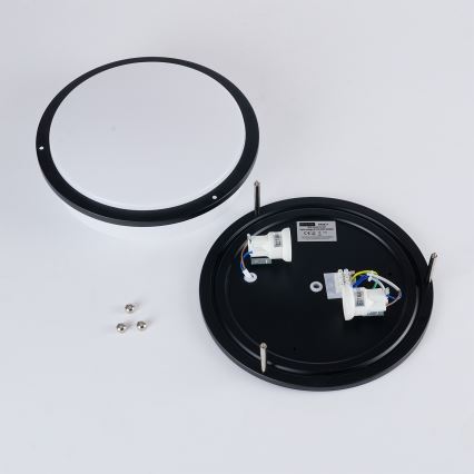 Brilagi - Laevalgusti ELARO 2xE27/40W/230V, läbimõõt 26 cm, must