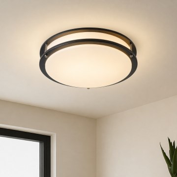 Brilagi - Laevalgusti ELARO 4xE27/40W/230V läbimõõduga 41 cm must