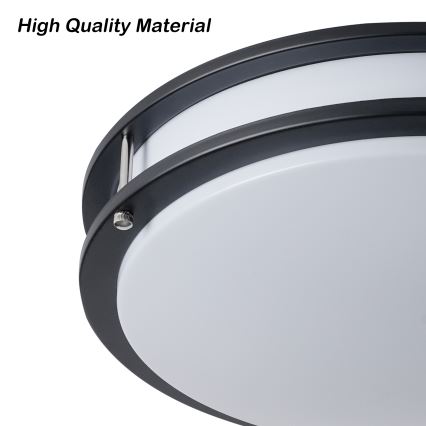 Brilagi - Laevalgusti ELARO 4xE27/40W/230V läbimõõduga 41 cm must