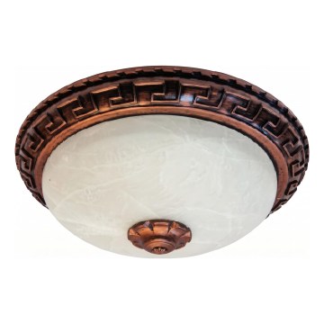 Brilagi - Laevalgusti FRESCO 2xE27/40W/230V, läbimõõt 30 cm, vaskne