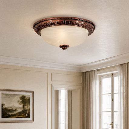 BRILAGI - Laevalgusti FRESCO 2xE27/40W/230V, läbimõõt 30 cm, vaskne