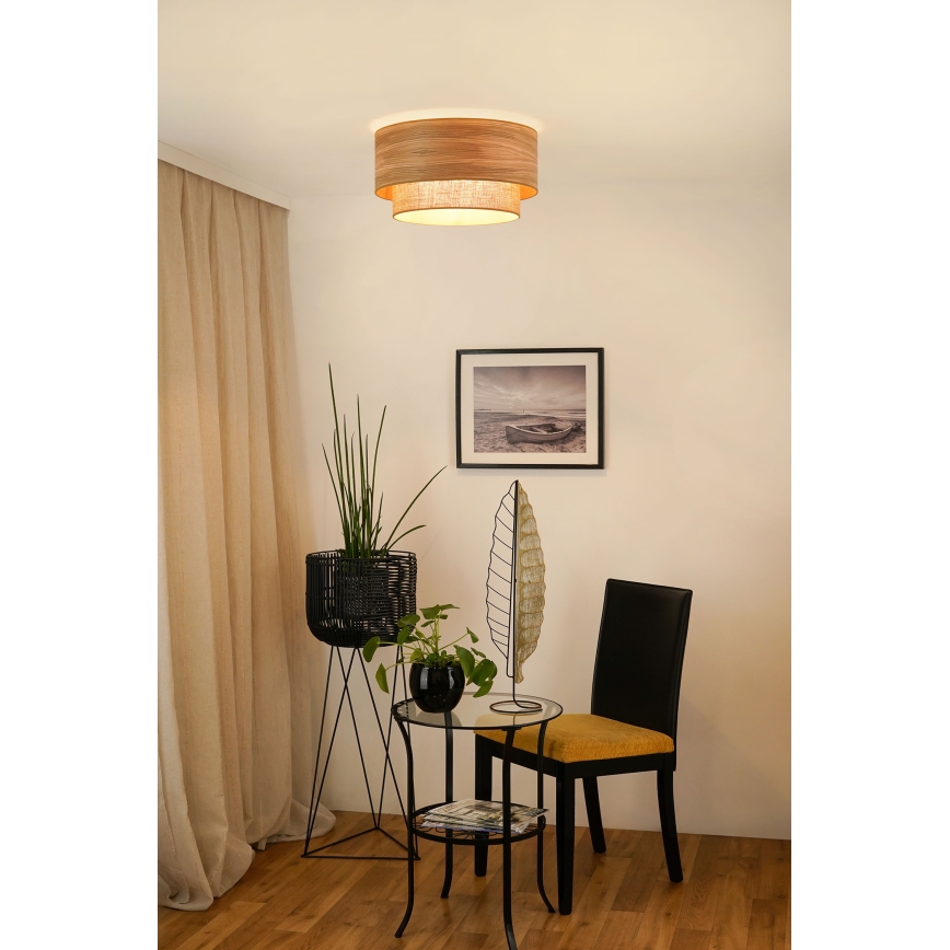 Brilagi - Laevalgusti MONTANA BOHO 1xE27/15W/230V d. 45 cm pruun