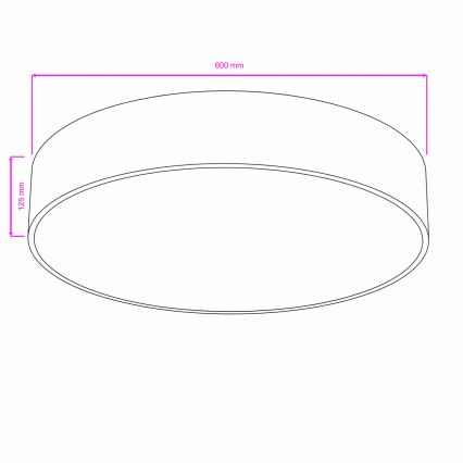 BRILAGI - laevalgusti POOL 5xE27/15W/230V Ø 60 cm IP54 beež