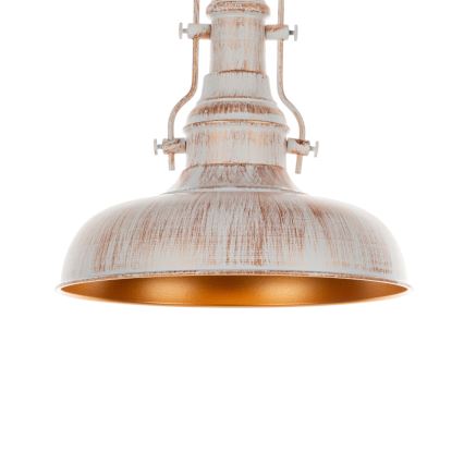 Brilagi - laevalgusti PYRONIC 1xE27/40W/230V, läbimõõt 32 cm, kreemjas/patina