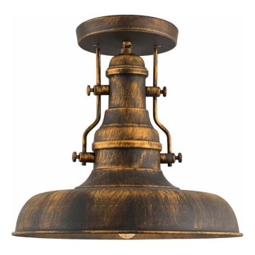 Brilagi - Laevalgusti PYRONIC 1xE27/40W/230V, läbimõõt 32 cm, pronks/patina