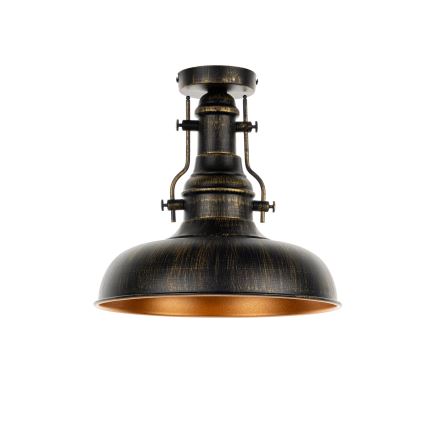 Brilagi - Laevalgusti PYRONIC 1xE27/40W/230V, läbimõõt 32 cm, pronks/patina