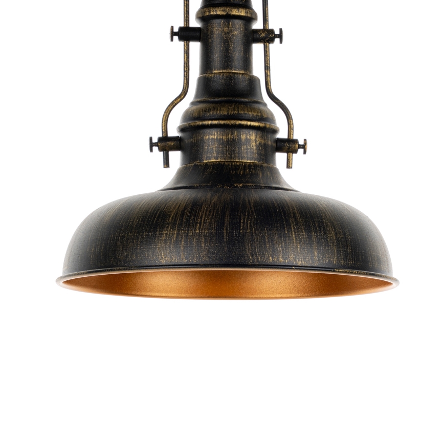 Brilagi - Laevalgusti PYRONIC 1xE27/40W/230V, läbimõõt 32 cm, pronks/patina