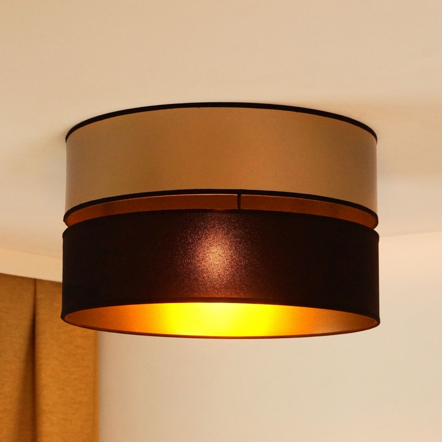 Brilagi - Laevalgusti ROYAL 1xE27/15W/230V d. 40 cm must/kuldne
