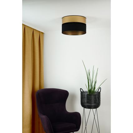 Brilagi - Laevalgusti ROYAL 1xE27/15W/230V d. 40 cm must/kuldne