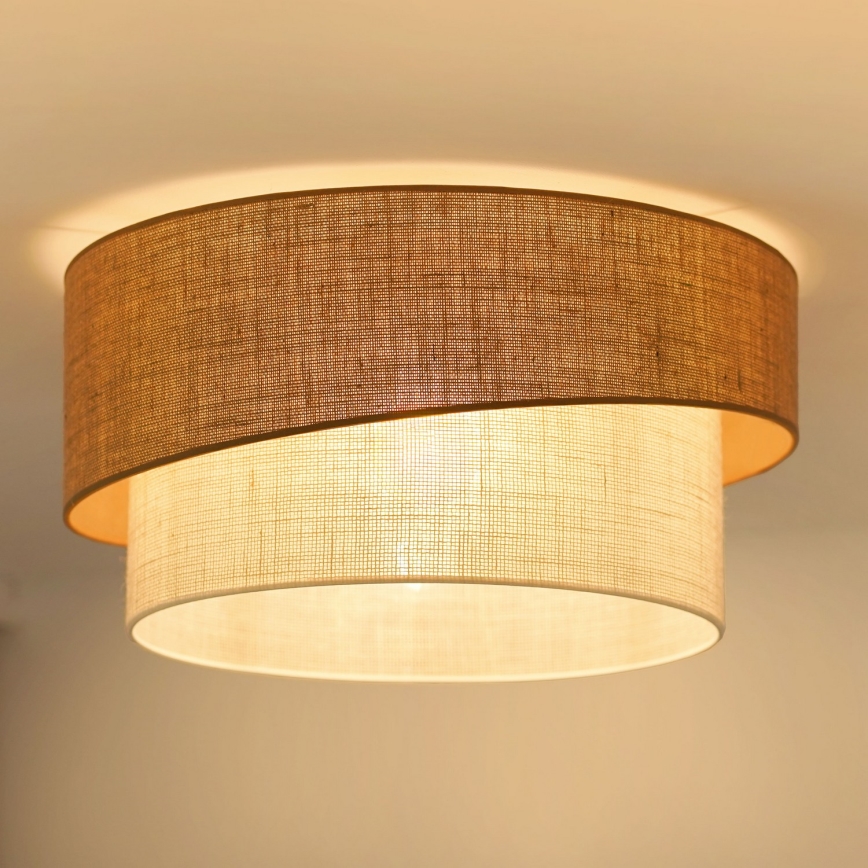 Brilagi - Laevalgusti SHINE 1xE27/15W/230V d. 50 cm beež/kreemikas