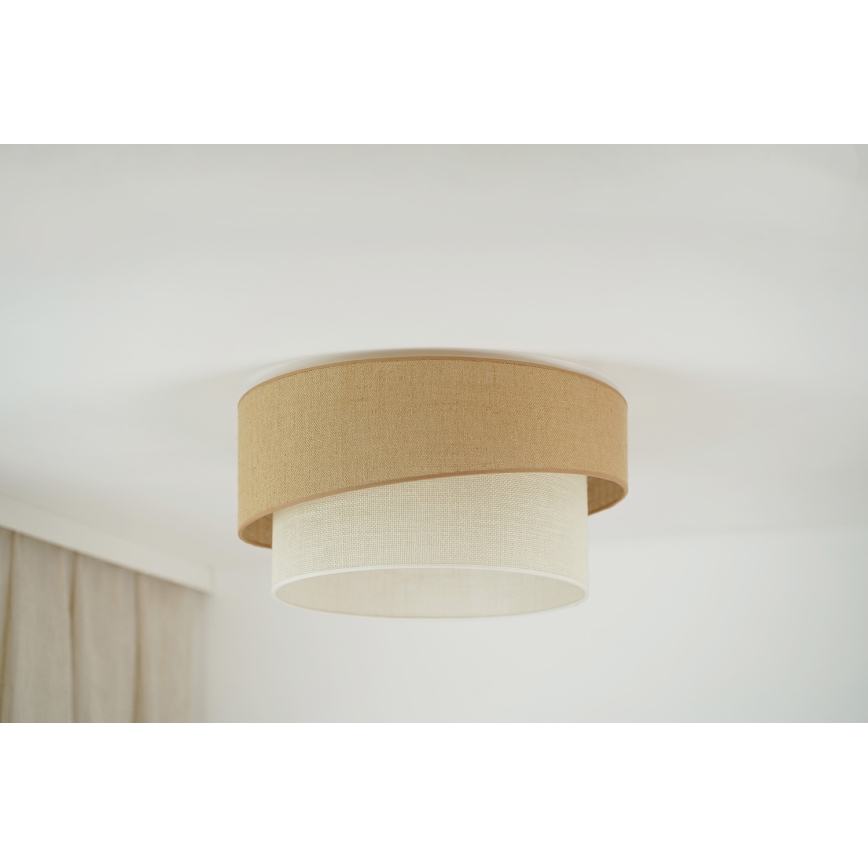 Brilagi - Laevalgusti SHINE 1xE27/15W/230V d. 50 cm beež/kreemikas