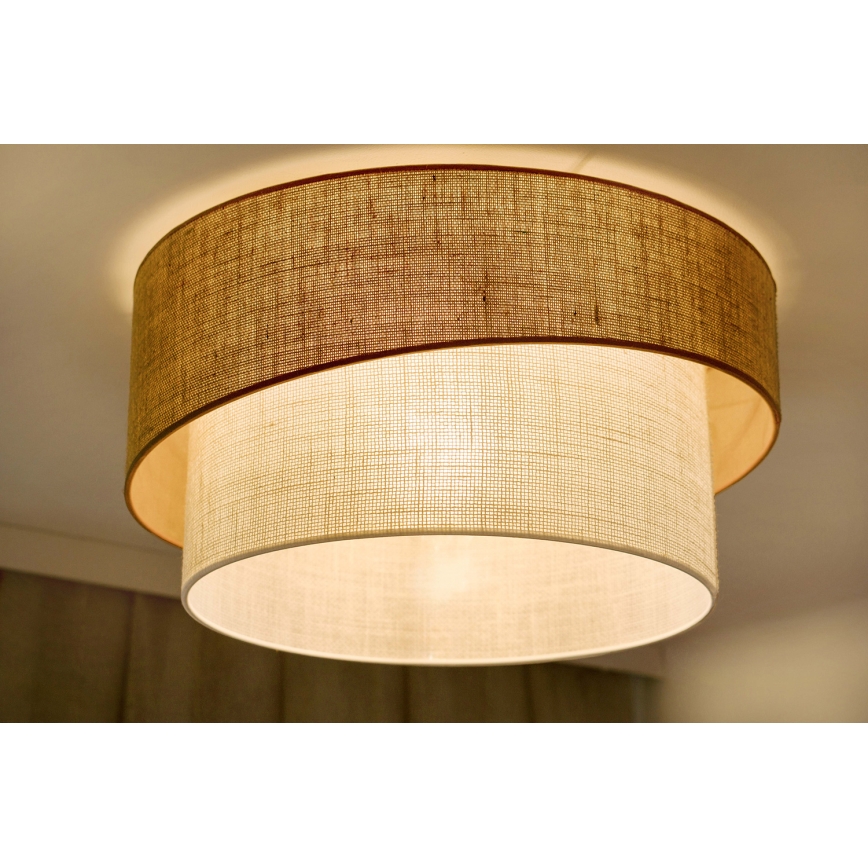Brilagi - Laevalgusti SHINE 1xE27/15W/230V d. 50 cm beež/kreemikas