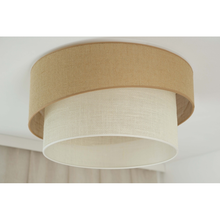 Brilagi - Laevalgusti SHINE 1xE27/15W/230V d. 50 cm beež/kreemikas