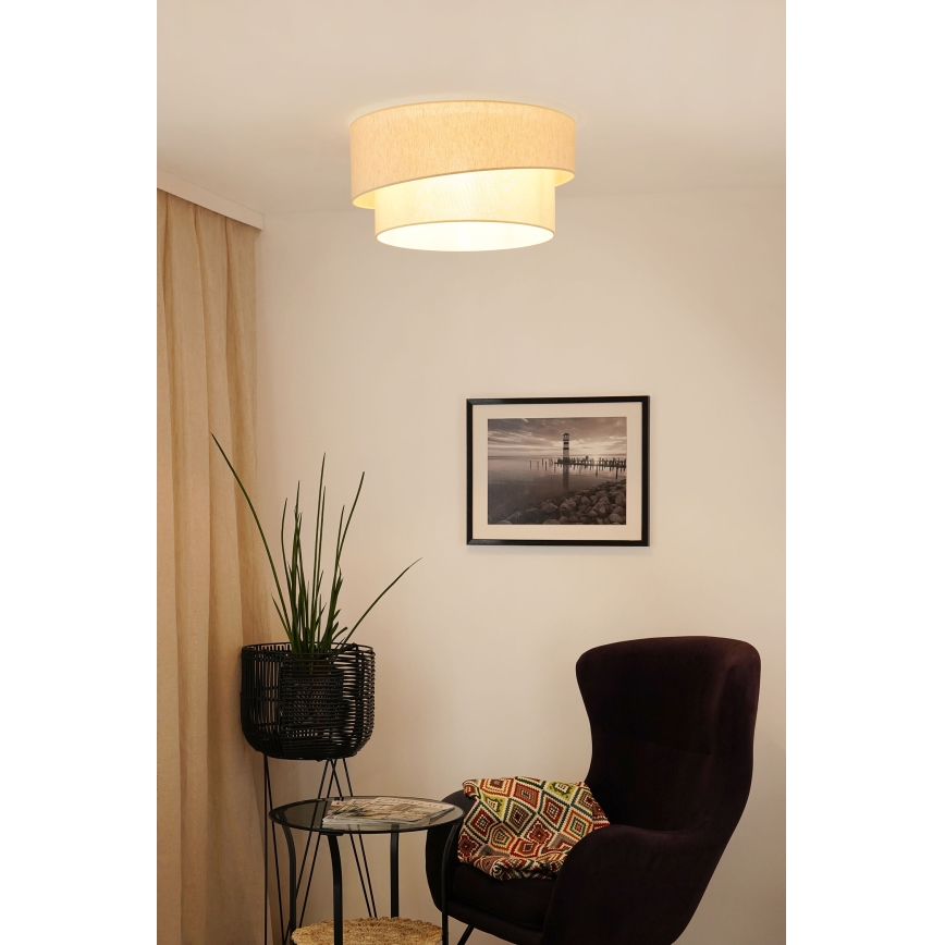 Brilagi - Laevalgusti SHINE 1xE27/15W/230V d. 50 cm kreemikas