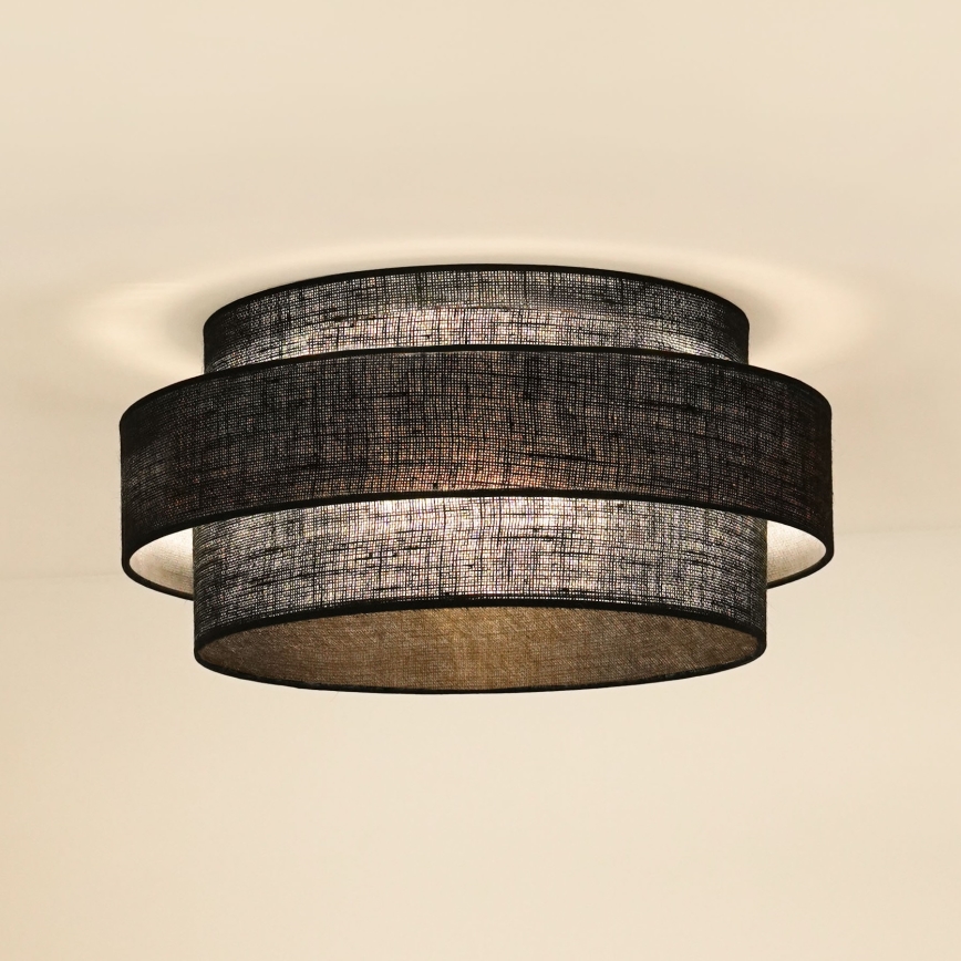 Brilagi - Laevalgusti SPACE YUTE LED/12W/230V d. 50 cm 3000K/4000K/6400K must