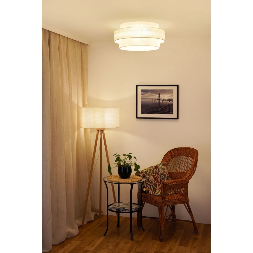 Brilagi - Laevalgusti SPACE YUTE LED/12W/230V d. 50 cm 3000K/4000K/6400K kreemikas